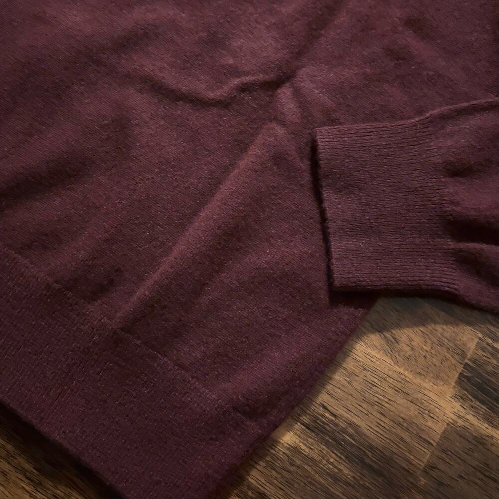 Quince Women’s Large 100% Mongolian Cashmere Hoodie Full Zip Up Sweater Knit - Picture 9 of 11